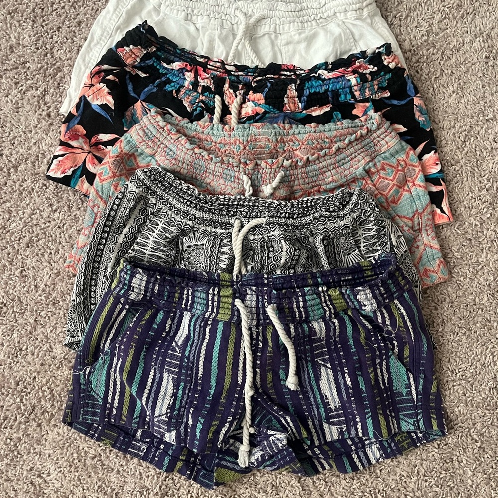 Lot of Roxy surfer shorts